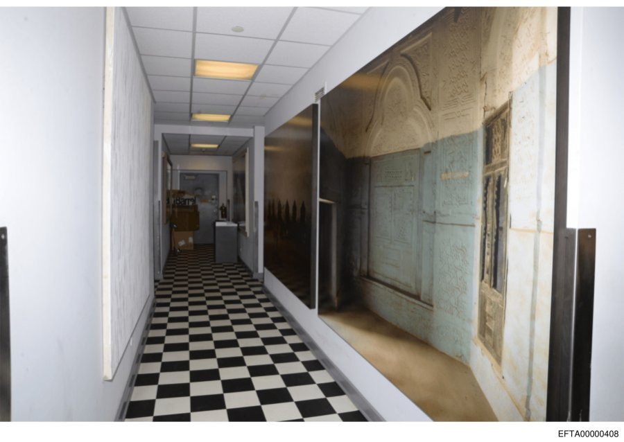 Checkerboard Freemasonic basement in Epstein's Mansion
