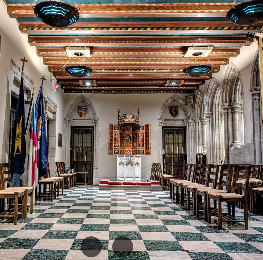 Interior of St James Church New York City